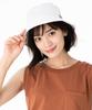 Twill Baumwolle Bucket WHT BLK 25J [New Era] Hut, Weiß, L/XL, BUCKET-01