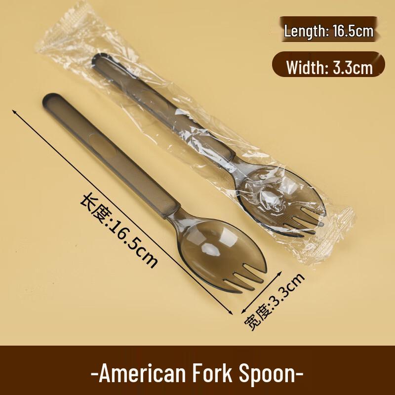 Yi Pan Disposable Thickened Fork Spoons, 1000 Count