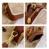 IELGY Ladies Retro Style Letter Wide Shoulder Strap Simple Shoulder Crossbody Bag