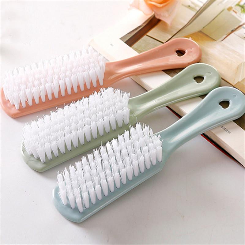 Multifunctional Shoe Cleaning Brush: Stiff & Soft Bristles for White Shoes and Laundry Use