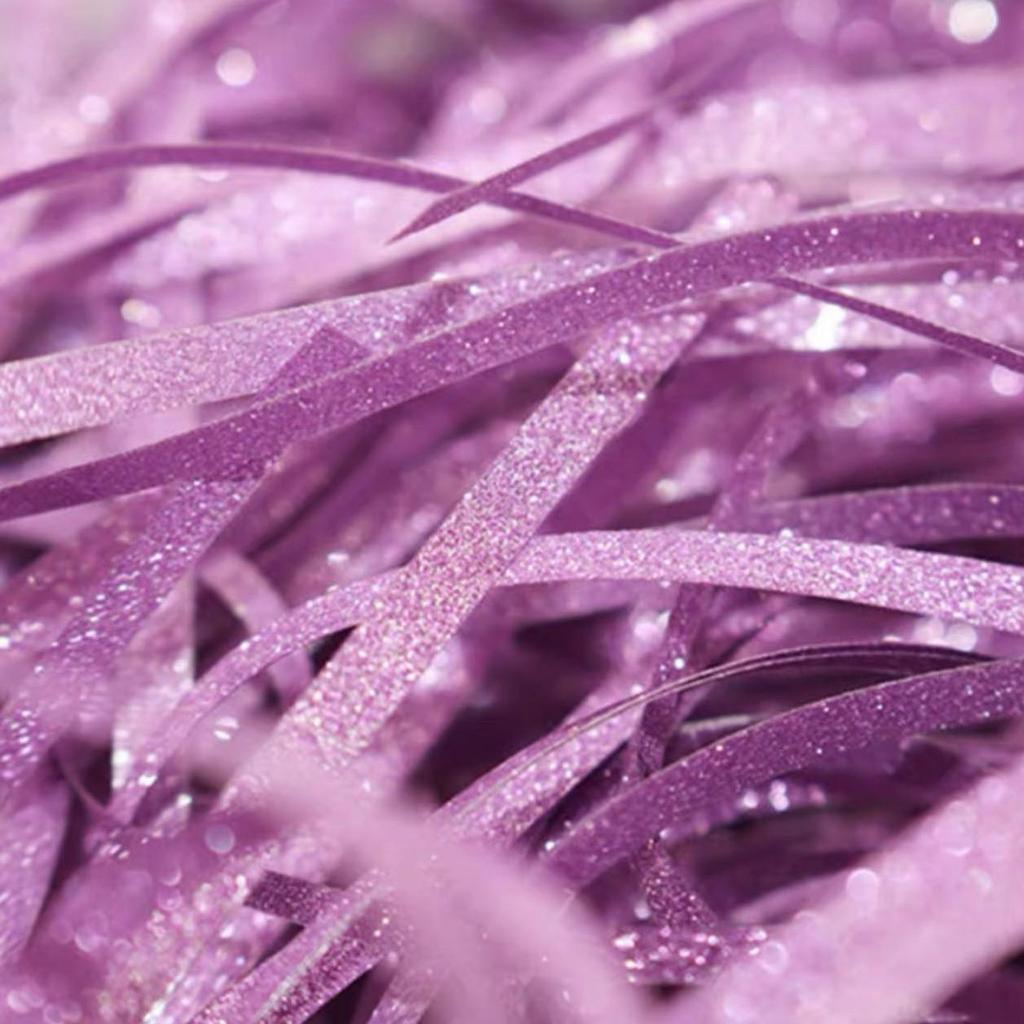 Raffia Papier Schnitzel Geschenkbox Füllmaterial - Glitzer Dekorative Konfetti für Partygeschenke