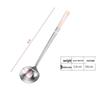 Jimei Jiduo 304 Stainless Steel Wooden Handle Ladle