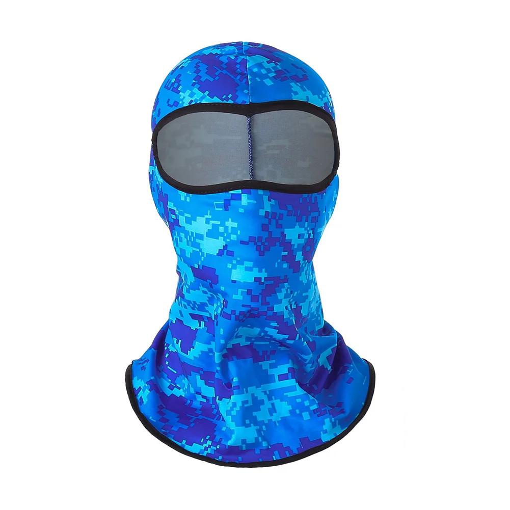 Motorcycle Balaclava Summer Ice Silk Face Mask Moto Breathable Headwear Quick Drying Face Masks Neck Lycra Fleece Skull Mask