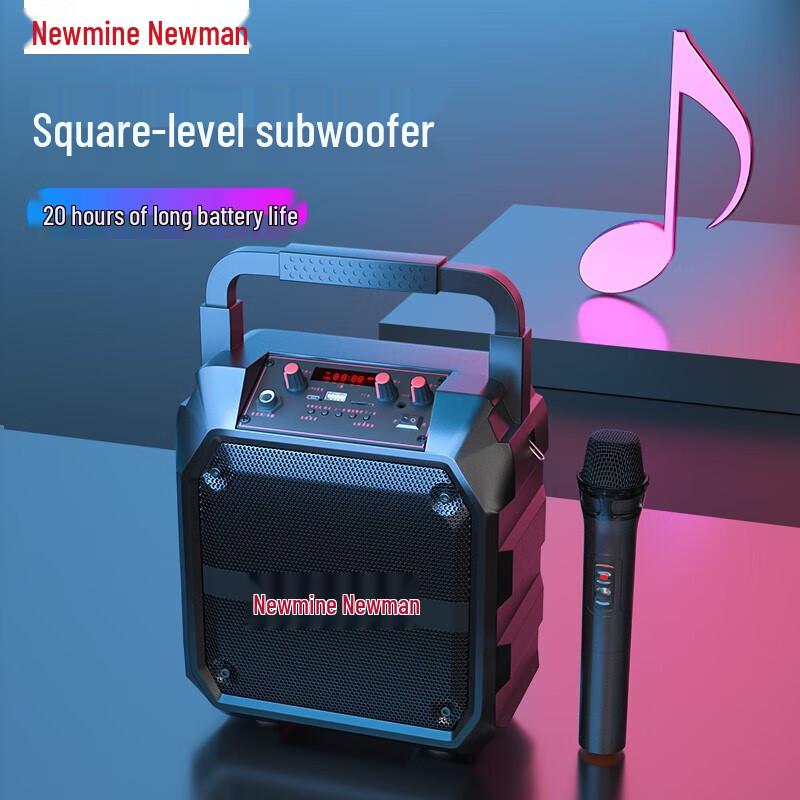 Newsmy K97 Upgrade Portable High Volume Bluetooth Speaker with FM Radio