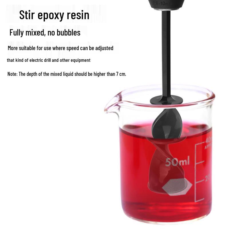Electric Epoxy Resin Mixer Paddle for Paint, Putty, Cement, and Coatings