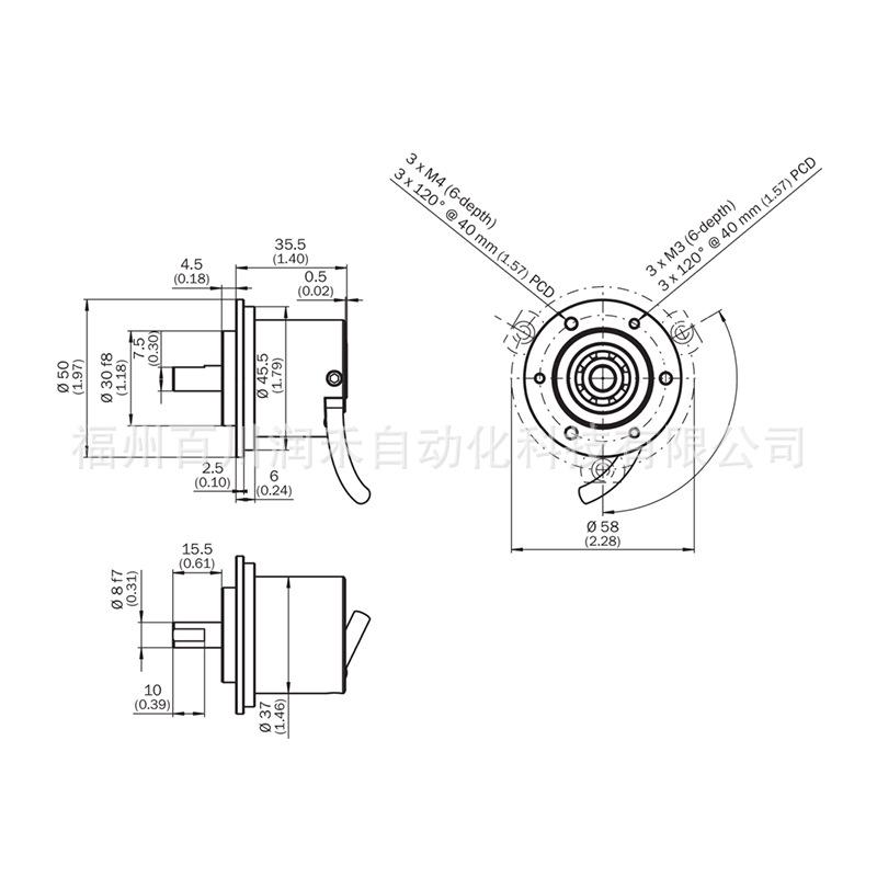 Sick DBS50E-S5PK00100 Incremental Encoder 1063537 - New in Stock