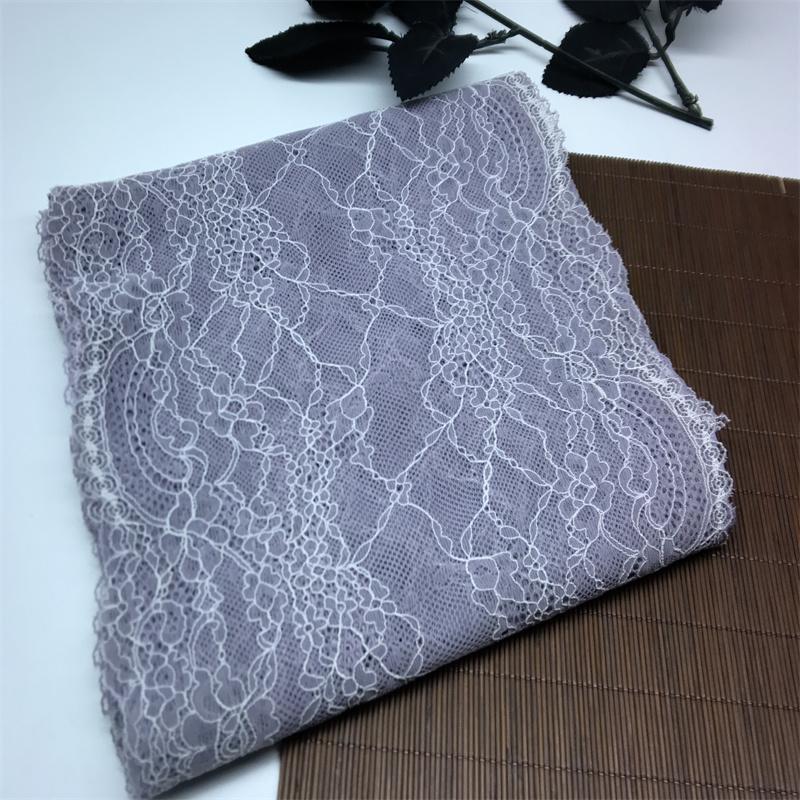 

Elastic Lace Trim, DIY Stretchy Sewing Lace Fabric for Lingerie, Bra, Underwear, Dress, Garment, Crafting 1 meter x 20.5 cm