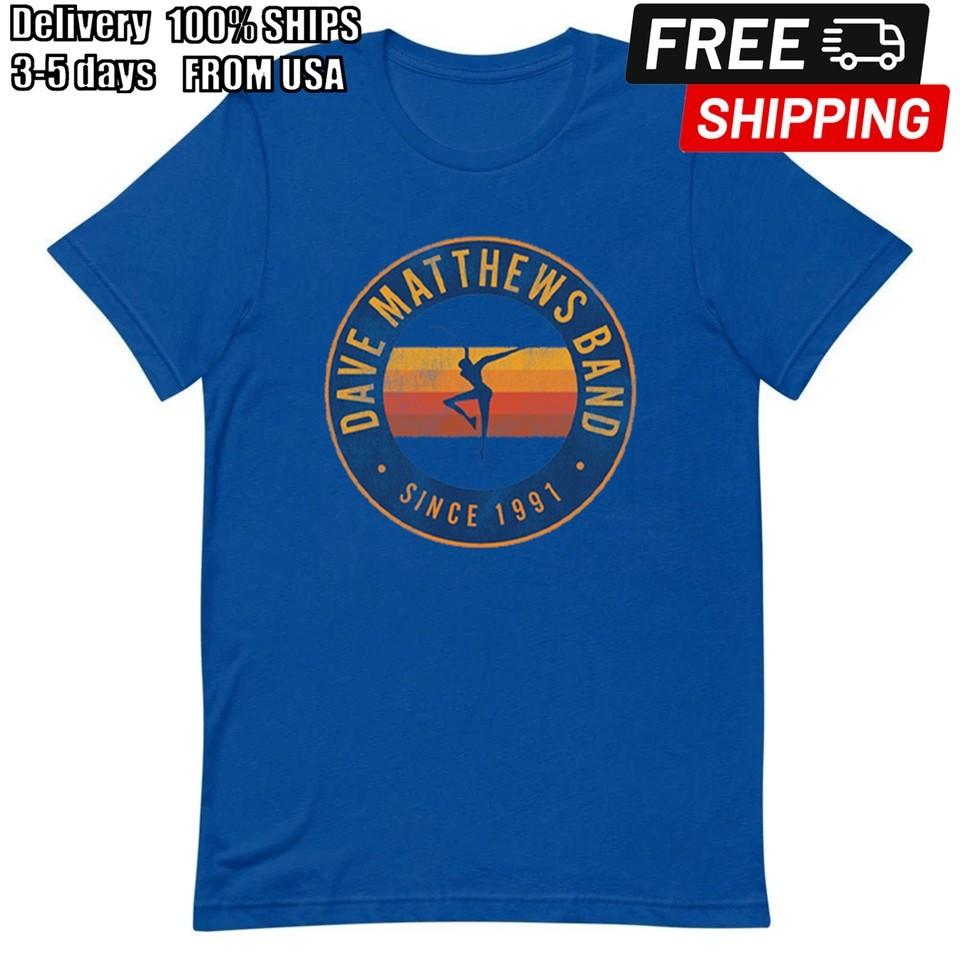 

NEW Dave Matthews Band since 1991 Blue All Size Unisex TShirt KK31 Unisex T-Shirt XXXL