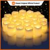 Xiaomi 24 stk Flammeløse LED-lys Kreativ Ønskende LED Telys Varmhvite Halloween Bryllup Juledekorasjon Stearinlyslys