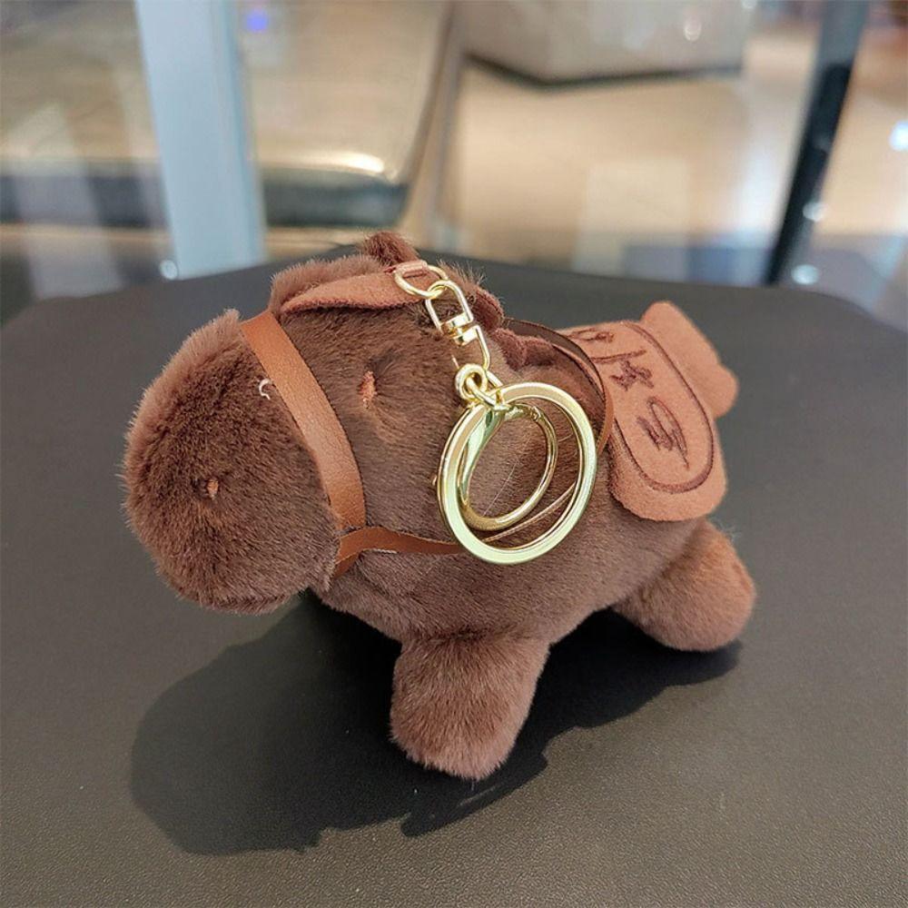 Feel Comfortable Doll Plush Keychain Kawaii Plush toy pendant Pony Keychain  Car Key Pendant