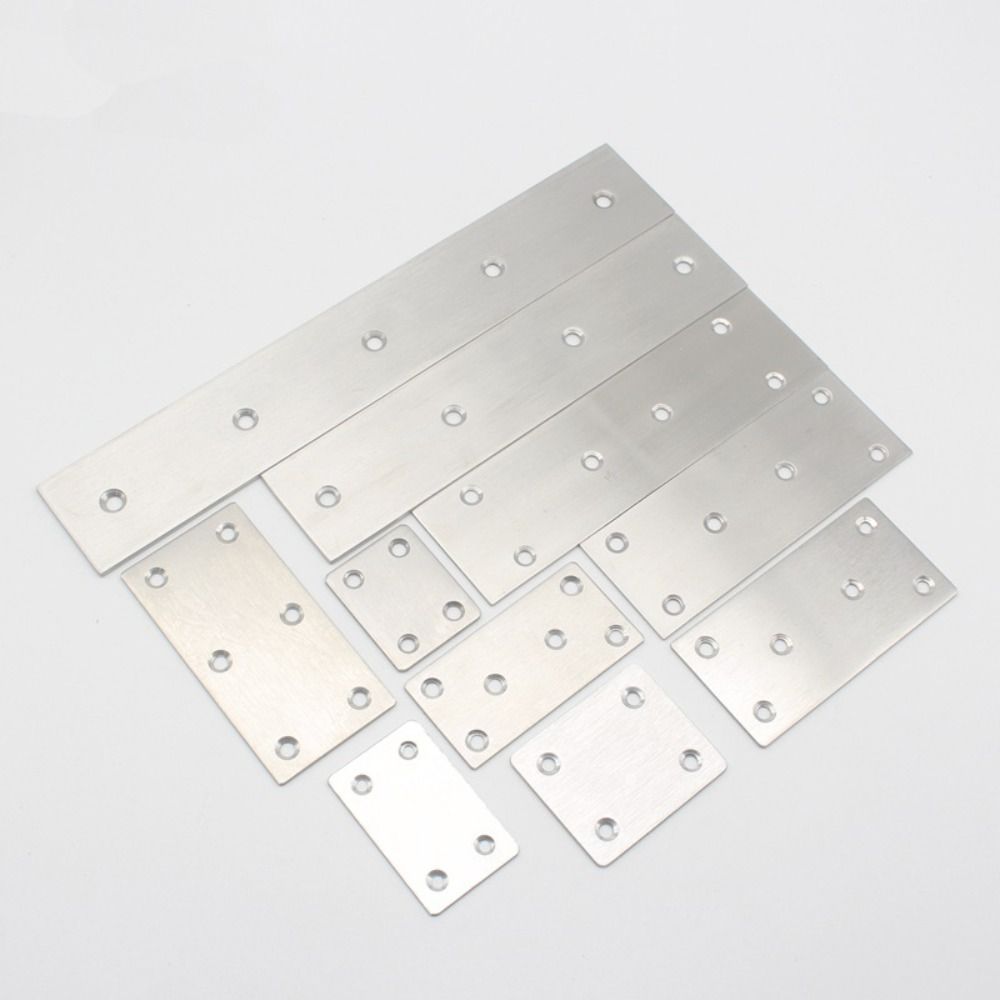 

10Pcs/set Stainless Steel Furniture Corner Connector Home Hardware 77x16mm