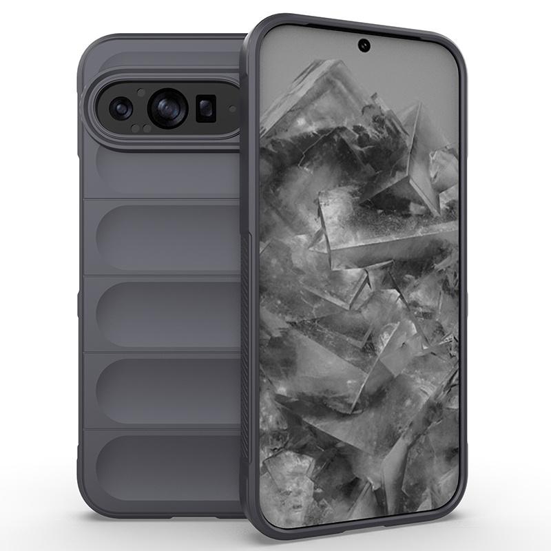 

Мягкий на ощупь гибкий силиконовый чехол для Google Pixel 10 Pro XL Pixel 9 9A Защитная накладка Ударопрочный Fundas Coque Google Pixel 9a серый