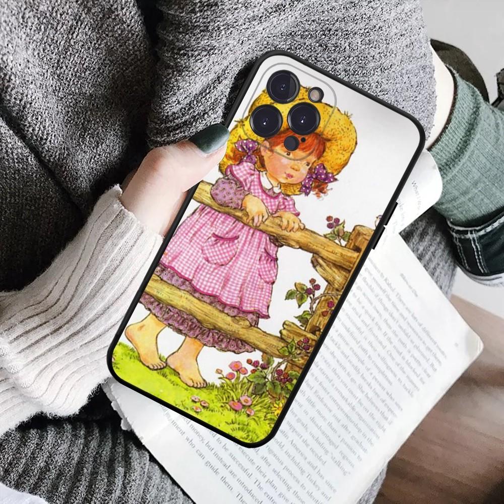 Sarah Kay Girls Phone Case For IPhone 16 15 8 7 6 6S Plus X SE XR XS 14 11 12 13 Mini Pro Max Mobile Case