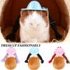 Chapéu de Hamster Mini Chapéus Para Pássaros Pequenos Animais Chapéu de Porquinho-da-Índia Perucas Chapéu de Papagaio Pássaro Hamster Porquinho-da-Índia Calopsita Criativo Des W9V8