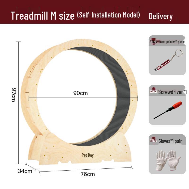 Silent Cat Treadmill: Anti-Pinch High Fiber Climbing & Exercise Wheel
