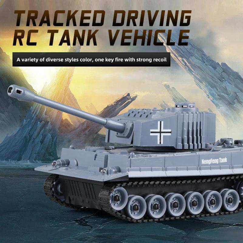 Non-Toxic Rc Military Tank War Battle United States M1 Leopard 2 Remote Control Toy Car Tank Model Electric Toys For Children 2.4G Children