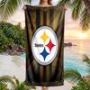 Pittsburgh Steelers Mode Strandtuch Tragbar Weich Schnelltrocknend Handtuch Für Schwimmen Camping Urlaub