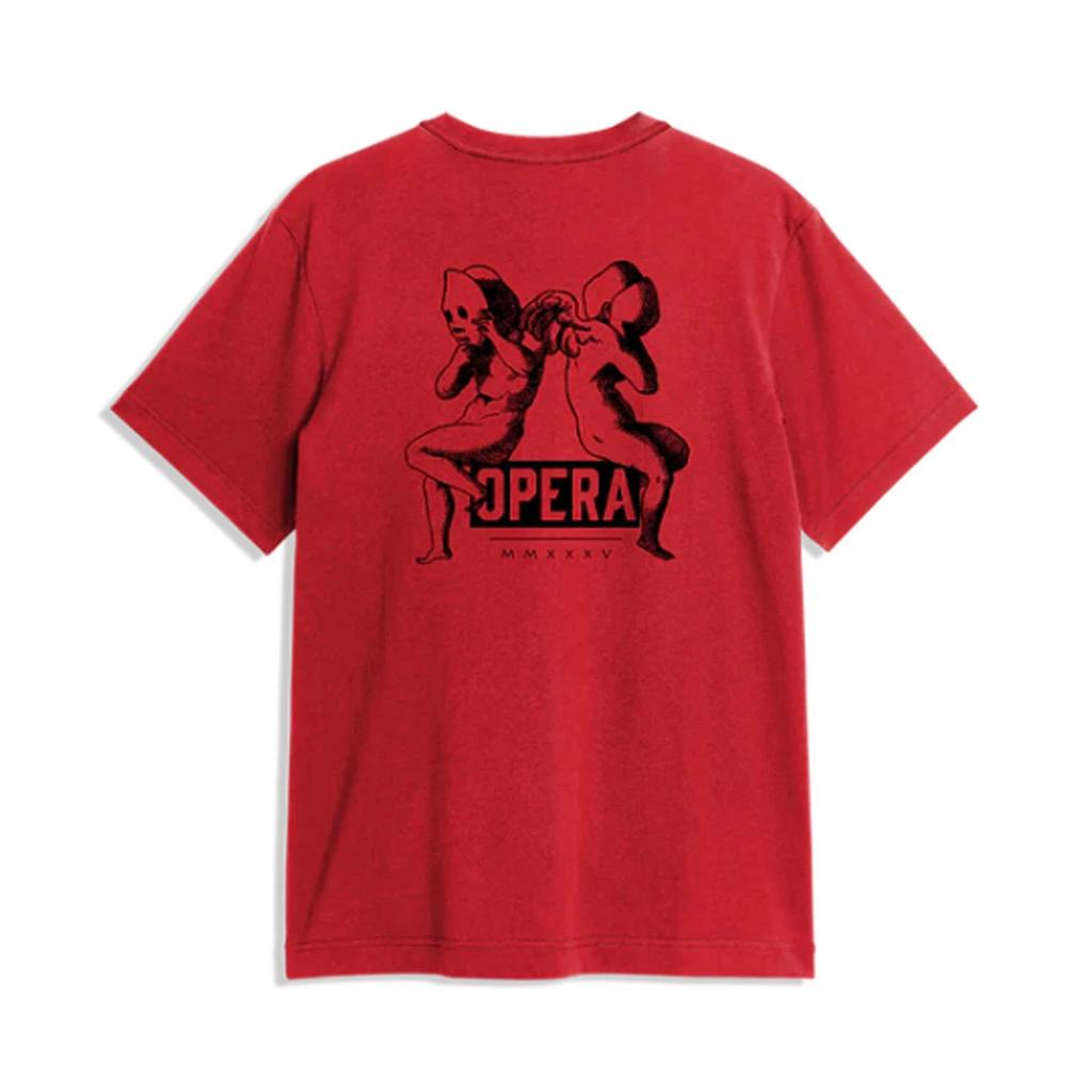Opera Skateboards Shirt Angels Antique Cherry Red