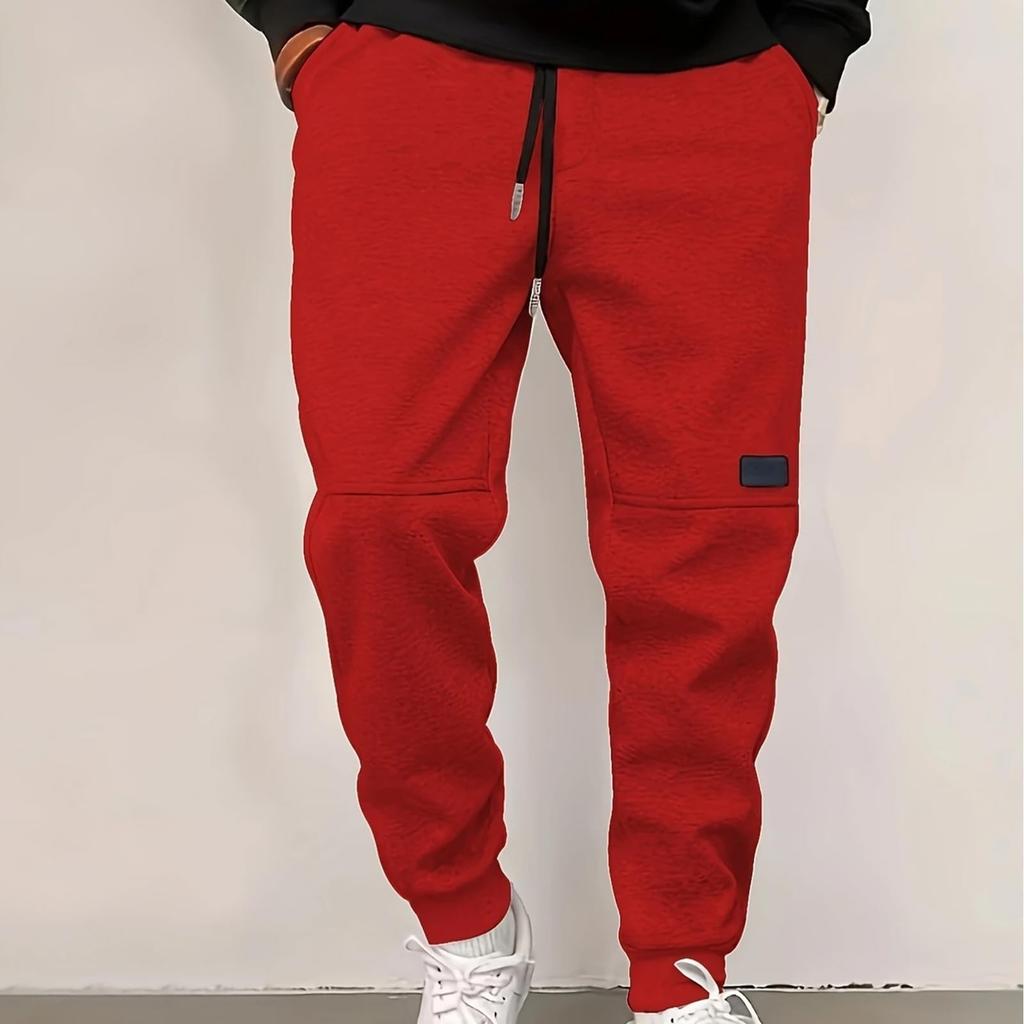 Mens  Casual Sports Elastic Waist Joggers Cargo Trousers With Pockets