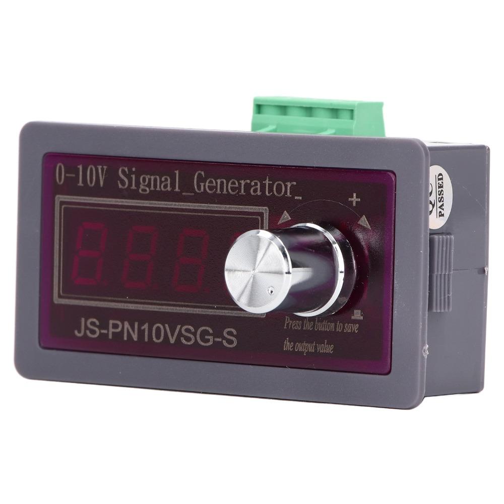 0-10V Voltage Analog Simulator ABS Housing 0.01V Adjustable Voltage Signal Generator 4 Digit Display DC 7V-28V Power Supply