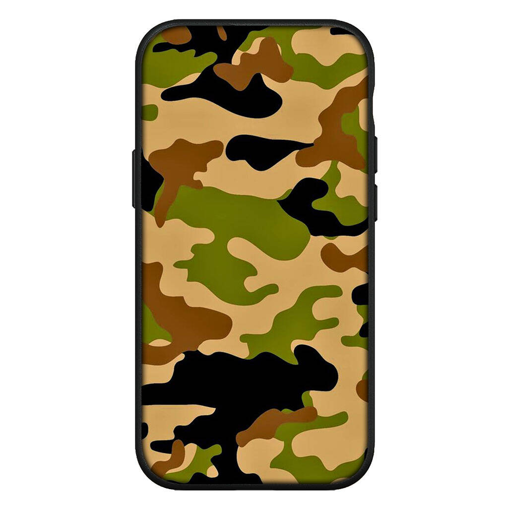 for iPhone 17 16 15 Xiaomi Poco Redmi Note 14 13 12 11 Pro Max Samsung Galaxy S25 S24 S23 OPPO Huawei Camo Military Army Camouflage Pattern Phone Case