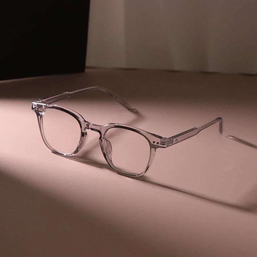 Elegant Casual Eyeglasses Frame Male Classic Daily Life Clear Lens Plain Oval Eyewear Male Female Computer Use Premium Quality