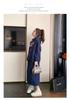 Women's Plus Size Autumn Slimming Hooded Two-Piece Skirt Set (Fits Up To 300 Lbs)