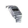 Casio Vintage Series A100 Waterproof Casual Quartz Movement Stainless Steel Strap Unisex Watches Silver A100WE-7B