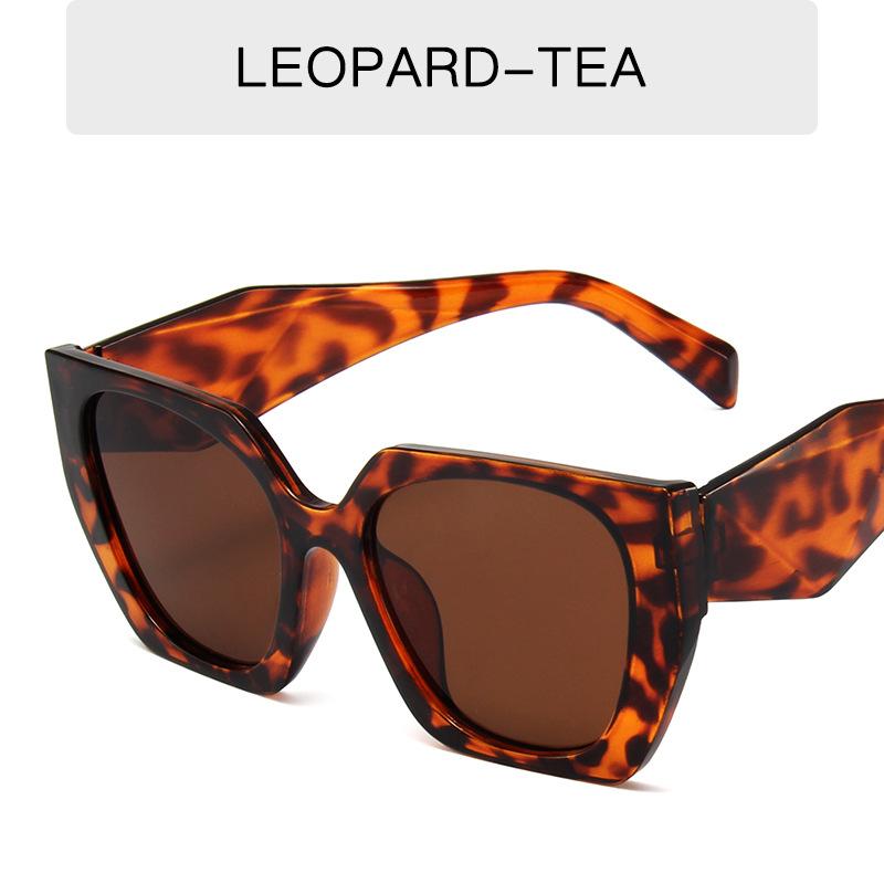 Jaunas modes kaķu acu saulesbrilles sievietēm luksusa zīmola dizaina vintage kvadrātveida liela izmēra punk saulesbrilles sievietēm Retro brilles