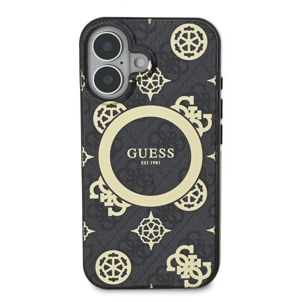 Guess Guhmp16Sh4Pyeek Iphone 166.1 Czarny/Black Hardcase Iml Peony On 4G Background Magsafe