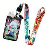 Porta tessere con cordino del film Zootopia per tessere identificative studenti, cinghie, porta badge, corda da appendere fai-da-te, portachiavi, accessori, cosplay