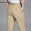 Zengzhi Men's Straight Fit Stretch Casual Pants