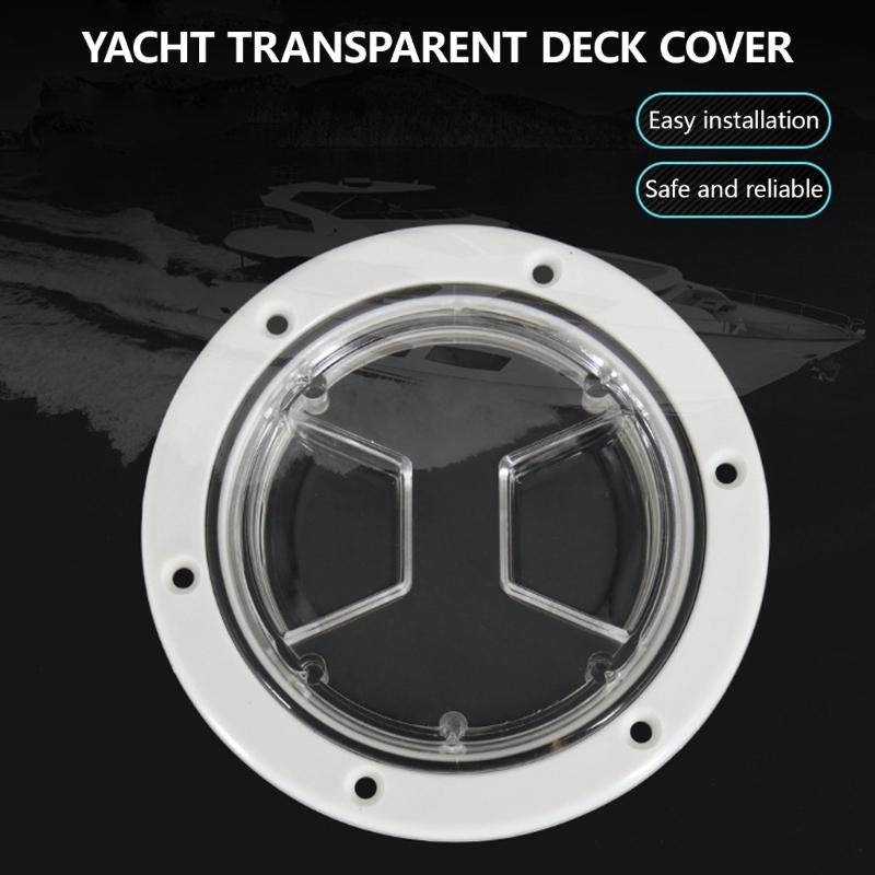 4"/6" Deck Lid Deck Cover for Yacht Marine Boat Screw Out Access Cover Round Inspection Cover