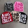 Elastic Knitted Hat Letter Jacquard Hat Y2K Beanies Cap  Outdoor