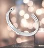 Simple Stainless Steel Bangle with Cubic Zirconia and Rose Gold Perfect As a Birthday Centerline, Gift. [Women's Size] [May Emerald]