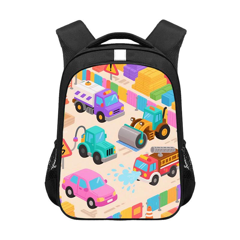 

25 Рюкзак детский экскаватор Школьный рюкзак для ученика Модный для детского сада Большой вместимости Школьная сумка