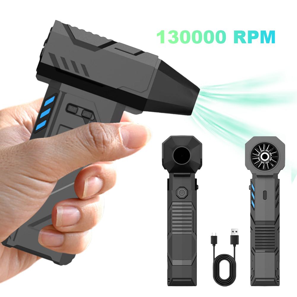 

13000RPM Jet Dry Mini Blower Rechargeable Powerful Air Blower Multifunctional Wireless Dust Blower 3 Speeds for Outdoor Camping China Mainland