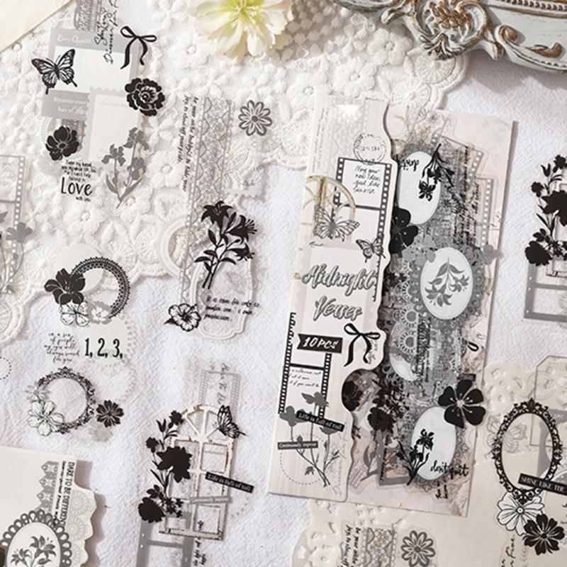 Decorative DIY Sticker For Planners Stationery And Notebook Easy Remove Design Multiple Pattern Optional Waterproof