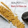 Airtight Lead-Free Glass Storage Jar for Coffee, Tea, Grains, and Dry Goods