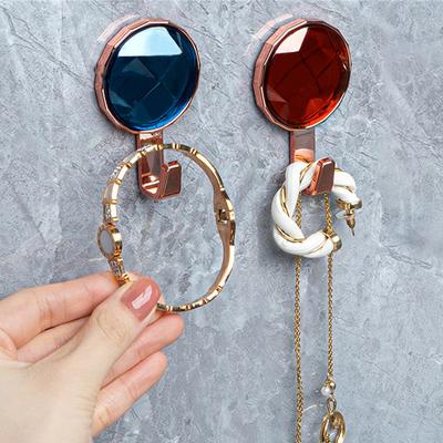 Luxury Self-Adhesive Wall Hook Strong Hooks Bathroom Punch-free Towel Rack Coat Hanger Door Back Key Bag Hooks Home Decoration