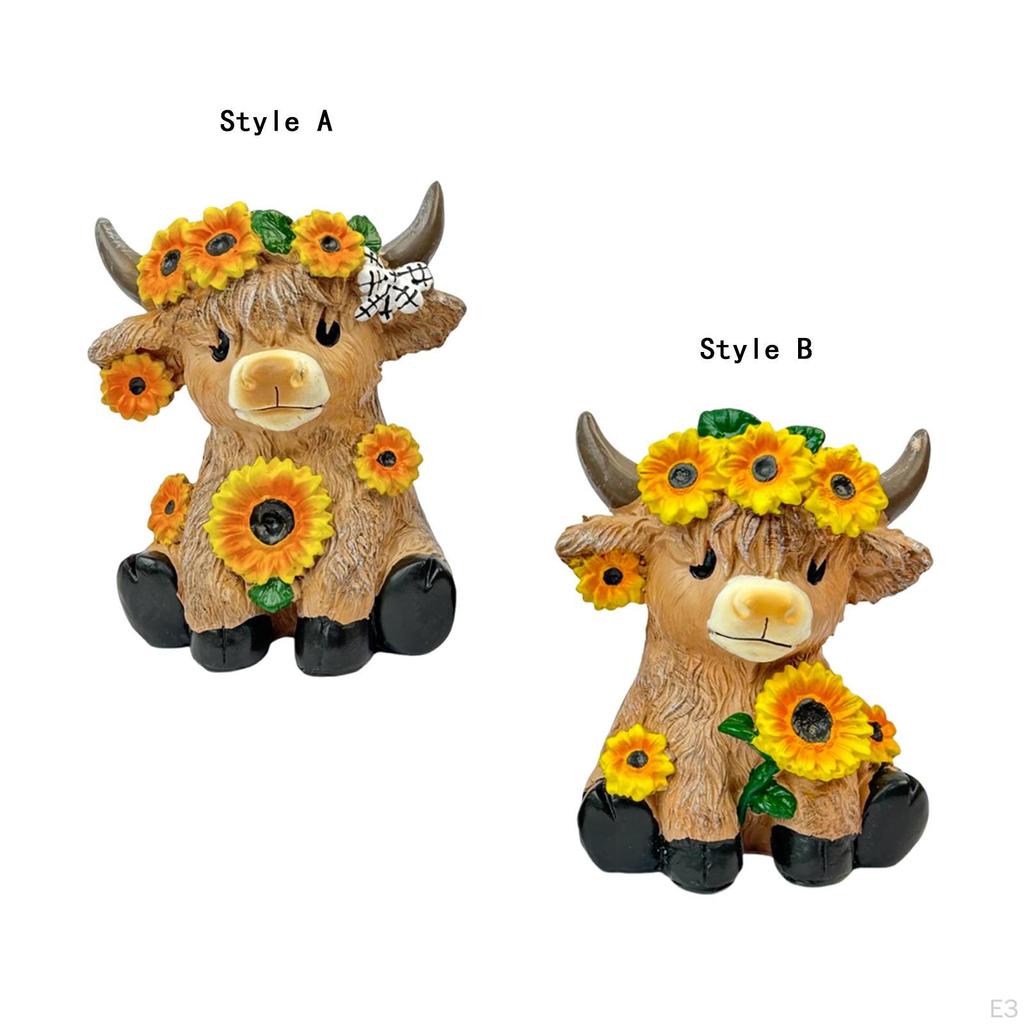 Calf Figurine Flower Pot for Home Decor And Gardening
