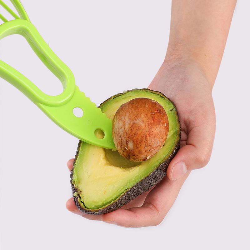 3 In 1 Avocado Slicer Shea Corer Butter Fruit Peeler Tools