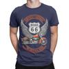 Americans Highway Route 66 The Mother Road Graphic 100 Cotton Tshirt Route 66 Tops Tees For Unisex