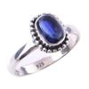 Natural Kyanite Gemstone Handmade 925 Solid Sterling Silver Ring Size 6 M0w47