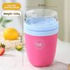 Stainless Steel Student Travel Mug With Lid And Spoon For Breakfast And Oatmeal
