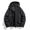 2025 Women's Windproof Fleece-Lined Detachable 3-in-1 Short Shell Jacket for Autumn & Winter Mountaineering