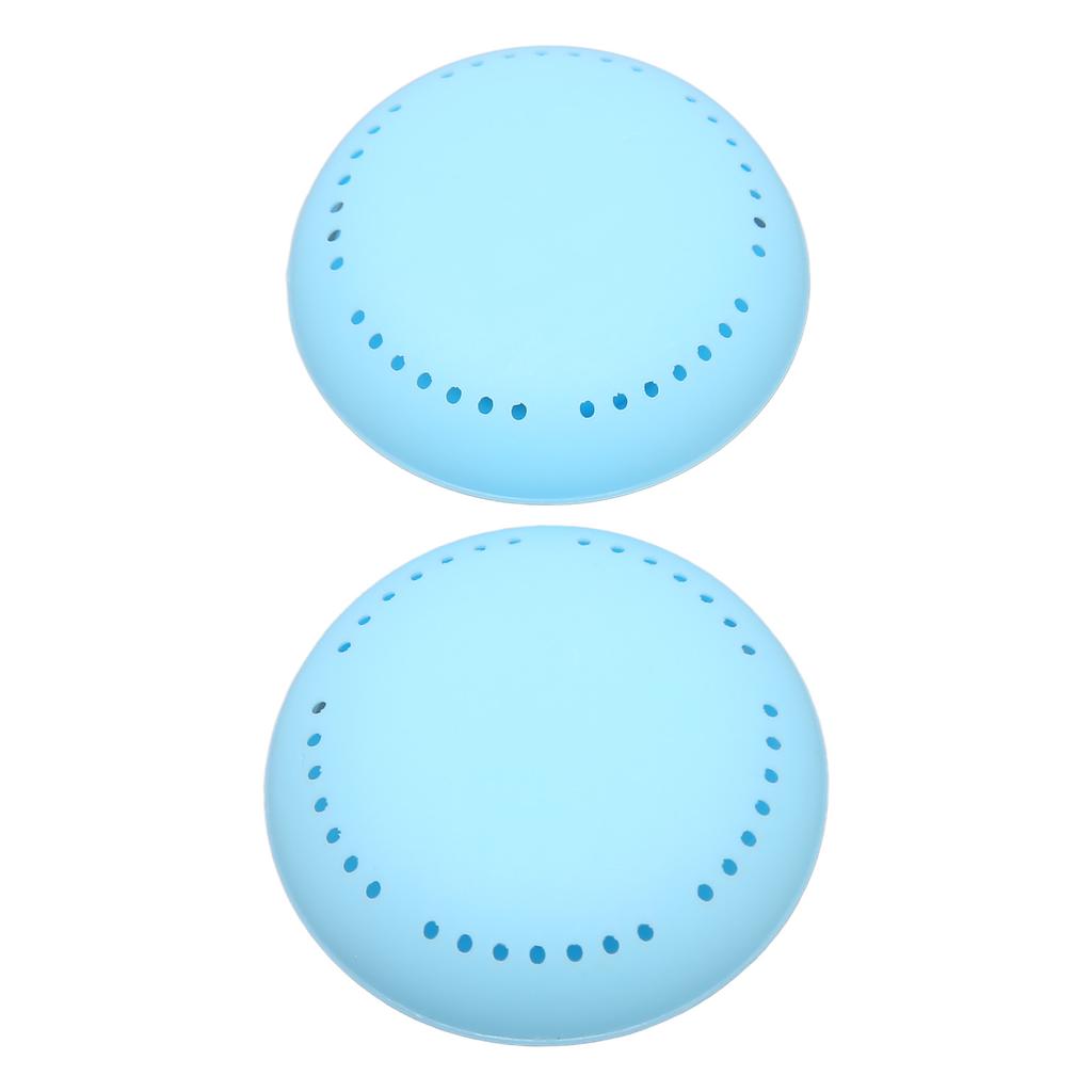 2pcs Adhesive Freshener Box Portable Remove Odor Air Round Freshener Box for Wardrobe Purple Ocean