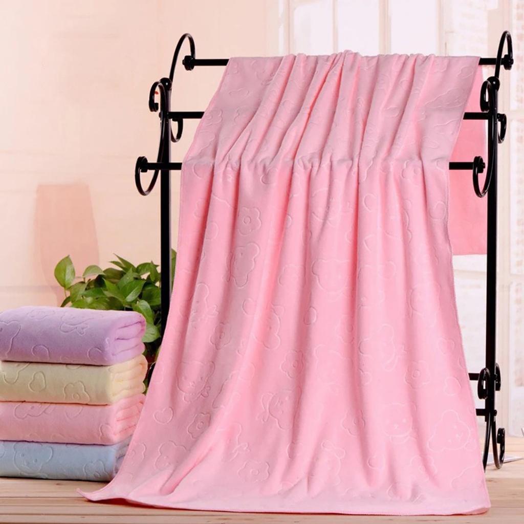 Bath Towel- Turkish Bath Towel Superfine Fiber Soft Cotton Large Bath Towel Unisex 27.6 X 55 Inch Bathroom Supplies