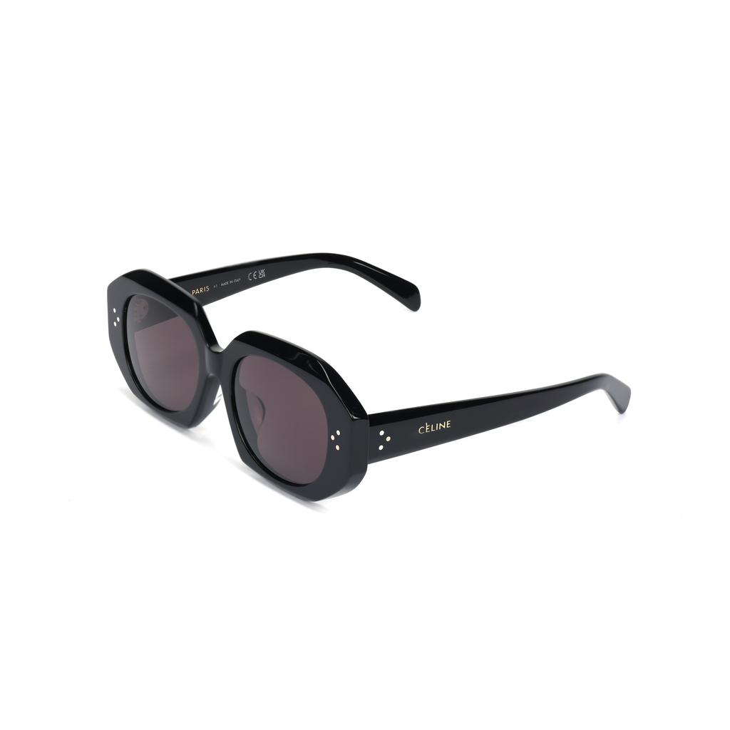 Celine Full Frame Design Irregular Shape Sunglasses Women Sunglasses Black CL40319F-01Y52
