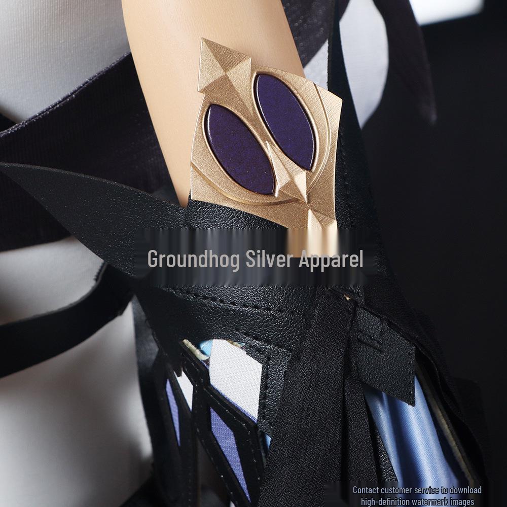 Genshin Impact Skirk & Tartaglia Cosplay Women's Costume Set